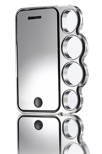 <p>Well if it's good enough for Rihanna… Yep, that's right - RiRi has one of these aluminium knuckle duster iphone covers and she loves it. And not only is it the height of cool, it's practical for taking photos too.<br /><br />Knuckle duster iPhone 4/4s case, £49, <a title="http://www.knucklecase.com/products/knuckle-iphone-4-4s-case" href="http://www.knucklecase.com/products/knuckle-iphone-4-4s-case" target="_blank">Knucklecase</a></p>