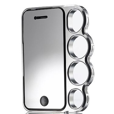 <p>Well if it's good enough for Rihanna… Yep, that's right - RiRi has one of these aluminium knuckle duster iphone covers and she loves it. And not only is it the height of cool, it's practical for taking photos too.<br /><br />Knuckle duster iPhone 4/4s case, £49, <a title="http://www.knucklecase.com/products/knuckle-iphone-4-4s-case" href="http://www.knucklecase.com/products/knuckle-iphone-4-4s-case" target="_blank">Knucklecase</a></p>