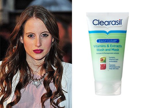 <p>Even the posh Made in Chelsea star Rosie Fortescue uses Clearasil Daily Clear Vitamins and Extracts Wash & Mask to maintain a clear complexion. She says, "Clearasil's avocado and pomegranate Wash and Mask leaves my skin feeling so refreshed and moisturised."</p>
<p>Clearasil Daily Clear Vitamins and Extracts Wash & Mask, £4.99, <a href="http://www.boots.com/en/Clearasil-DailyClear-Vitamins-Extracts-Wash-and-Mask_1250129/" target="_blank">Boots</a></p>