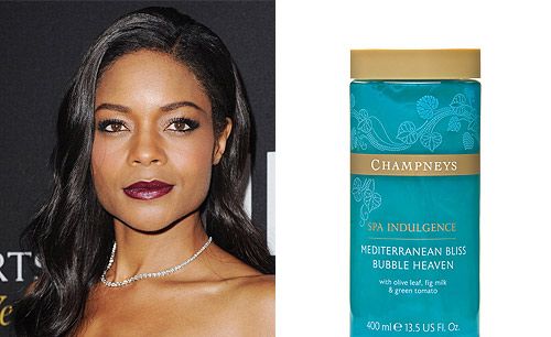 <p>The latest <a href="http://www.champneys.com/Collection/Bath_and_Body/mediterranean_bliss/bubble_heaven_" target="_self">Bond Girl</a> Naomie Harris gives us the scoop on getting ultra soft skin. Olive leaf, fig milk and green tomato work together to moisturise your skin.</p>
<p>"It's perfect for a pampering bath treat and smells absolutely divine," says Naomie. "It leaves my skin feeling silky smooth too."</p>
<p>Mediterranean Bliss Bubble Heaven, £12, <a href="http://www.champneys.com/Collection/Bath_and_Body/mediterranean_bliss/bubble_heaven_" target="_blank">Champneys</a></p>