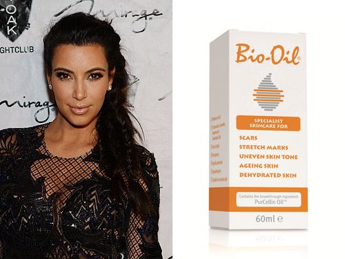 <p>Plenty of celebrities including mum-to-be Kim Kardashian are huge fans of Bio-Oil skincare. "It prevents wrinkles around my eyes and stretch marks over my body," says Kim.</p>
<p>This bargain beauty treatment not only<span class="st"> improve the appearance of scars and uneven skin tone, it's great for dehydrated skin. Definitely put this on your shopping list to battle the cold winter weather. </span></p>
<p>Bio-Oil, £8.95, <a href="http://www.boots.com/en/Bio-Oil-60ml_19765/" target="_blank">Boots</a></p>