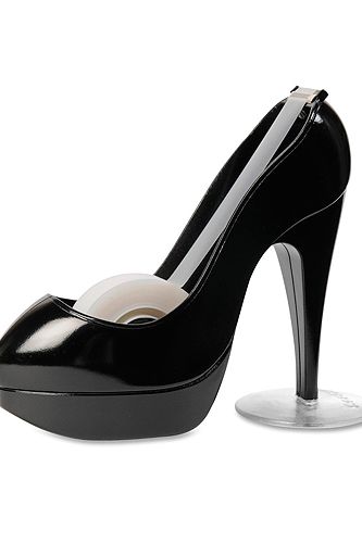 <p>Scotch shoe tape dispenser, £6, <a href="http://www.staples.co.uk/envelopes-labels-mailing/packing-shipping-tape/tape-dispensers/shoe-tape-dispenser-black?r=rh%20" target="_blank">Staples</a></p>