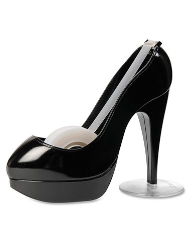 <p>Scotch shoe tape dispenser, £6, <a href="http://www.staples.co.uk/envelopes-labels-mailing/packing-shipping-tape/tape-dispensers/shoe-tape-dispenser-black?r=rh%20" target="_blank">Staples</a></p>
