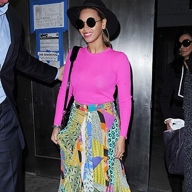 <p>Hurrah - Beyoncé is out and looking fierce. There's a reason why People magazine named Beyoncé the most beautiful woman in the world. We definitely wouldn't cry if we woke up looking like her... especially if our wardrobe was as stylish as hers</p>
