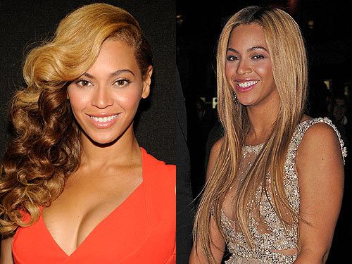<p>Not only does singer Beyonce rock blonde hair like no one else, she continues to play with pin-straight and ringlet-curly hairstyles. What do you think looks best on this stunning star?</p>