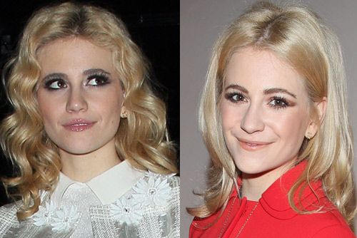 <p>Queen of cute, Pixie Lott, has been showcasing bouncy curls of late. Do you prefer her hair in a spin, or when it's straight and sleek?</p>