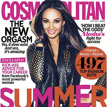 You won’t want to miss out on the May issue of Cosmopolitan!  From gorgeous cover girl Alesha Dixon sharing her tips for success, through to 497 summer fashion buys and the secret to the new orgasm… it’s a good one!