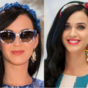 <p>Katy Perry has never been afraid to experiment with her look and we can't get enough of the hair trends she's been trying of late. The blue floral headband she chose for a Smurfs 2 photocall (how appropriate!) was chic and summery, while her tropical knotted headband had us dreaming of cocktails by the pool. Try this Southwestern print headwrap on your next holiday, £3.15 from <a title="forever 21 headwrap" href="http://www.forever21.com/UK/Product/Product.aspx?BR=f21&Category=acc_hairgoods&ProductID=1026232439&VariantID=" target="_blank">Forever21.com</a> or start a flora frenzy with this blue rose flower crown, £28 from <a title="rocknrose floral blue headband" href="http://www.rocknrose.co.uk/headwear-c6/headbands-c14/lulu-rose-flower-crown-headband-in-blue-p467" target="_blank">Rocknrose.com</a></p>