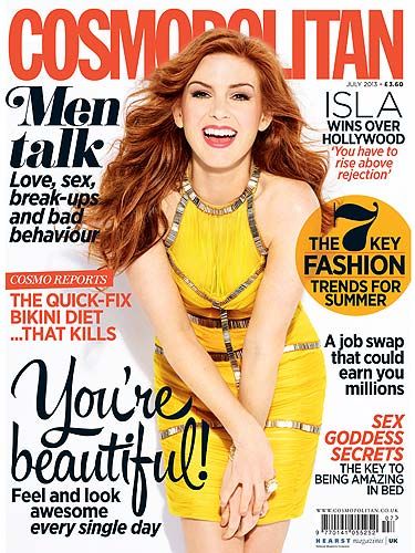 <p>Love The Great Gatsby's Isla Fisher? You won't want to miss the July issue of Cosmopolitan. In it, the comedy queen tells of her journey from Home And Away to Hollywood. Plus get a 60s wardrobe makeover, protect your skin from the sun and test your sexual personality. Phew, what a great summer read! </p>