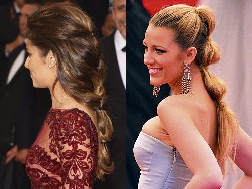 <p>Needed reminding that ponytails were still a big hair trend? Well thank Cheryl Cole and Blake Lively! Combining wraps and plaits, these stunning 'dos are definitely ones to try if you have long and thick enough hair.<br /> <br /><strong>Get the look:</strong> To copy Blake's style, split the hair into three ponytails and bind them together with small strands of hair. Read a more detailed guide to recreating Cheryl's hairstyle <a href="http://www.cosmopolitan.co.uk/beauty-hair/news/beauty-news/how-to-do-cheryl-coles-cannes-hair-and-makeup" target="_self">here</a>.</p>