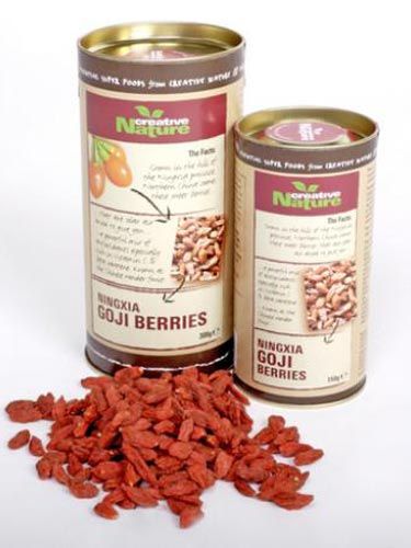 <p>Goji berries are an ideal way to snack on something delicious between meals, all while packing some seriously nutritional punch to your daily diet.</p>
<p>Miranda Kerr is one of the many celebs who adores these moreish little berries, admitting she loves them because they're "rich in antioxidants and are said to have more vitamin C than oranges."</p>
<p>Sounds good to us - throw in plenty of vitamin B1, B2, B6 and E, not to mention trace minerals of zinc, iron, copper, calcium, germanum, selenium and phosphorous, and you have a recipe for snacking perfection!</p>
<p>£6.40 for 150g, <a title="Creative Nature Superfoods" href="http://www.creativenaturesuperfoods.co.uk" target="_blank">Creative Nature Superfoods</a></p>
