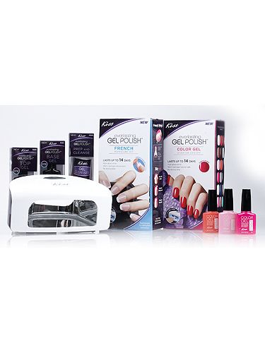 <p>A budget-worthy option in one handy little kit, the Kiss gel starter set holds everything you need to get going.</p>
<p>With easy-to-remove polish that lasts on nails for up to two weeks, no appointment is necessary with this DIY solution.</p>
<p>An affordable kit with a mini UV lamp that's ideal for use on travel, it dries in only 1 minute for a flawless, professional finish.</p>
<p>Kiss Gel Polish Starter System Kit, £26.96, <a title="http://direct.asda.com/Kiss-Gel-Polish-Starter-System-Kit/004633932,default,pd.html" href="http://direct.asda.com/Kiss-Gel-Polish-Starter-System-Kit/004633932,default,pd.html" target="_blank">Asda</a></p>