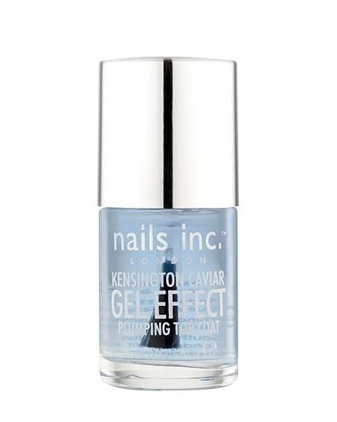 <p>Nails Inc are the go-to brand for up-the-minute buys, and latching on to the gel trend, they've released this clever top coat.</p>
<p>Infused with gel technology to allow for long-lasting wear, it can be worn over any polish to extend its life. Plumping nails and glossing them up with only one quick coat, this is a no-fuss solution for attaining that sleek finish.</p>
<p>Kensington Caviar Gel Effect Top Coat, £12, <a title="http://www.nailsinc.com/nailpolish/kensington-caviar-gel-effect-plumping-top-coat/1261/" href="http://www.nailsinc.com/nailpolish/kensington-caviar-gel-effect-plumping-top-coat/1261/" target="_blank">Nails Inc</a></p>