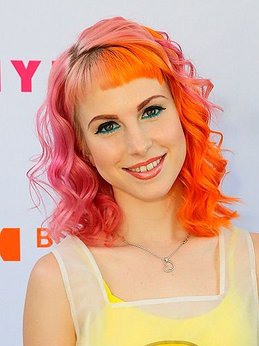 Hayley Williams Pink Orange Hair The Girls Beauty