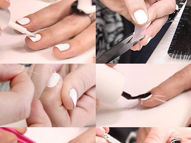 <p>How fab do these monochrome nails look? Nail art blogger, <a href="http://www.pollypolish.com/" target="_blank">Polly Polish</a> has put together a step-by-step guide of how you can achieve the look too.<br /><br />What you'll need: White nail varnish, black nail varnish, base and top coat, Scotch Magic Tape, scissors, tweezers.<br />Follow these eight simple steps: <br /> <br />1) Apply a base coat and leave to dry.<br />2) Apply a thin coat of white polish (or two depending on opacity) and leave to dry.<br />3) Prepare some narrow 2mm wide strips of Scotch Magic tape using a sharp pair of scissors. Rest the edge of the strips on the edge of a clean object so that they can be easily picked up later.<br />4) When the white polish is dry arrange the strips in your chosen pattern on all of the nails. We have chosen to use opposing diagonal lines to create a striking monochrome look. Make sure they are smooth and in full contact with the nail but don't push on too hard. Use tweezers if you find it too fiddly with your fingers.<br />5) Once the tape is applied, paint one nail in black nail polish – painting over the white undercoat and the tape. <br />6) While the black polish is still wet, slowly remove the tape on the black nail piece by piece, using tweezers. Have a tissue handy to put the used pieces of tape on to.<br />7) Repeat steps 6 and 7 for each nail one by one.<br />8) Leave until touch dry and then apply a top coat.<br /><br />For more Magic Nails art ideas and designs, visit the Scotch UK Facebook page: <a href="http://www.facebook.com/ScotchUK" target="_blank">facebook.com/ScotchUK</a></p>