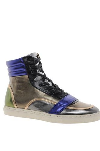 <p>Man of the moment Markus Lupfer tries his hand at trainers and we ADORE them. Get yours before they're gone.</p>
<p>Metallic hi-top trainers, £249, Markus Lupfer at <a href="http://www.asos.com/Markus-Lupfer/Markus-Lupfer-High-Top-Trainers/Prod/pgeproduct.aspx?iid=3156391&cid=4172&Rf947=2586&sh=0&pge=0&pgesize=36&sort=2&clr=Multi" target="_blank">ASOS</a></p>
<p> </p>