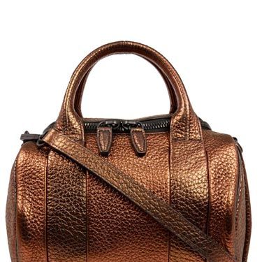 <p>A fashion week favourite and spotted on all of our favourite celebs, this Alexander Wang bronze Rockie bag is one super statement handbag.</p>
<p>Bronze Rockie bag, £650, Alexander Wang at <a href="http://www.liberty.co.uk/fcp/product/Liberty/BAGS/Brown-Rockie-Metallic-Pebble-Leather-Bag/90776" target="_blank">Liberty</a></p>
<p> </p>