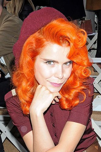 <p>Paloma Faith clearly modelled her look on Jessica Rabbit for the Burberry spring/summer '14 show!</p>