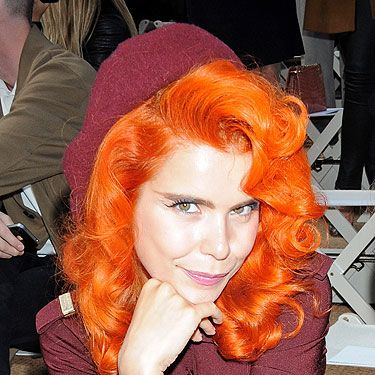 <p>Paloma Faith clearly modelled her look on Jessica Rabbit for the Burberry spring/summer '14 show!</p>
