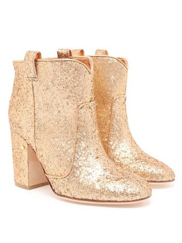 <p>The ultimate foot party, these mega awesome boots will have you dancing for days.</p>
<p>Glitter Leather Ankle Boot, £565, Laurence Dacade at <a href="http://www.brownsfashion.com/product/LS7152680003/135/pete-glitter-leather-ankle-boot" target="_blank">Browns Fashion</a></p>