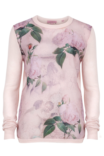 <p>Romantic print jumper, £99, <a href="http://www.tedbaker.com/women%27s/women%27s_clothing/knitwear/list.aspx#-&styCode=105406&colRef=58-LIGHT%20PINK&path=/women%27s/women%27s%20clothing/knitwear/" target="_blank">tedbaker.com</a></p>
<p><a href="http://www.cosmopolitan.co.uk/fashion/news/first-look-cosmo-fashion-magazine" target="_blank">FIRST LOOK: COSMO'S NEW FASHION MAGAZINE</a></p>
<p><a href="http://www.cosmopolitan.co.uk/fashion/winter-fashion-trends-2013/" target="_blank">WEAR NOW: WINTER FASHION TRENDS 2013</a></p>
<p><a href="http://www.cosmopolitan.co.uk/fashion/news/" target="_blank">GET THE LATEST FASHION AND STYLE NEWS</a></p>
