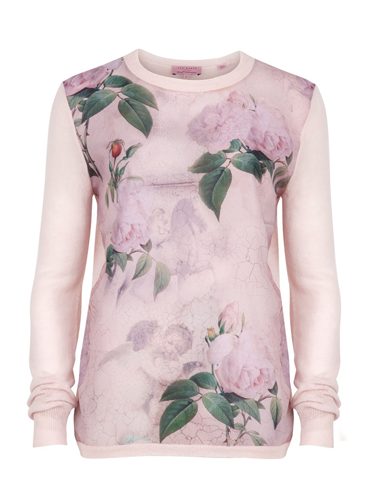<p>Romantic print jumper, £99, <a href="http://www.tedbaker.com/women%27s/women%27s_clothing/knitwear/list.aspx#-&styCode=105406&colRef=58-LIGHT%20PINK&path=/women%27s/women%27s%20clothing/knitwear/" target="_blank">tedbaker.com</a></p>
<p><a href="http://www.cosmopolitan.co.uk/fashion/news/first-look-cosmo-fashion-magazine" target="_blank">FIRST LOOK: COSMO'S NEW FASHION MAGAZINE</a></p>
<p><a href="http://www.cosmopolitan.co.uk/fashion/winter-fashion-trends-2013/" target="_blank">WEAR NOW: WINTER FASHION TRENDS 2013</a></p>
<p><a href="http://www.cosmopolitan.co.uk/fashion/news/" target="_blank">GET THE LATEST FASHION AND STYLE NEWS</a></p>