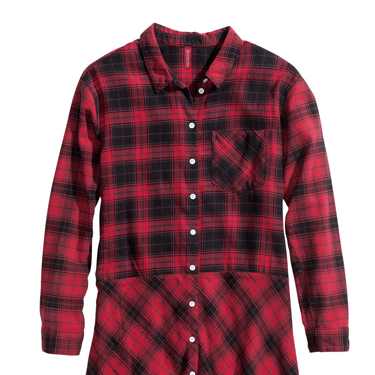 <p>Make like you've borrowed your boyfriend's shirt (from the 90s)but the beauty of this one is that you won't have to give it back.</p>
<p>Long check shirt, £19.99, <a href="http://www.hm.com/gb/product/16227?article=16227-A" target="_blank">hm.com</a></p>
<p><a href="http://www.cosmopolitan.co.uk/fashion/shopping/the-fashion-fix-shop-bargain-buys" target="_blank">SHOP DAILY FASHION FINDS FOR £10 OR LESS!</a></p>
<p><a href="http://www.cosmopolitan.co.uk/fashion/shopping/winter-fashion-trend-2013-checks" target="_blank">WINTER FASHION TREND: PUNKY PIECES</a></p>
<p><a href="http://www.cosmopolitan.co.uk/fashion/news/" target="_blank">SEE THE LATEST FASHION NEWS</a></p>