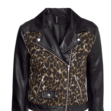 <p>It's like your trusty biker jacket, only better. And more leopardy.</p>
<p>Leopard biker jacket, £34.99, <a href="http://www.hm.com/gb/product/17179?article=17179-A" target="_blank">hm.com</a></p>
<p><a href="http://www.cosmopolitan.co.uk/fashion/shopping/the-fashion-fix-shop-bargain-buys" target="_blank">SHOP DAILY FASHION FINDS FOR £10 OR LESS!</a></p>
<p><a href="http://www.cosmopolitan.co.uk/fashion/shopping/winter-fashion-trend-2013-checks" target="_blank">WINTER FASHION TREND: PUNKY PIECES</a></p>
<p><a href="http://www.cosmopolitan.co.uk/fashion/news/" target="_blank">SEE THE LATEST FASHION NEWS</a></p>