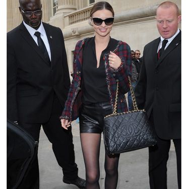 <p>Model Miranda Kerr looks just as stylish off the catwalk as on it, wearing off-duty grungy <a href="http://www.cosmopolitan.co.uk/fashion/shopping/tartan-trousers-winter-fashion-trends-2013" target="_blank">tartan</a> and leather.</p>
<p><a href="http://www.cosmopolitan.co.uk/fashion/shopping/paris-fashion-week-street-style" target="_blank">SEE: PARIS FASHION WEEK STREET STYLE</a></p>
<p><a href="http://www.cosmopolitan.co.uk/fashion/shopping/shop-payday-fashion-treats" target="_blank">TREAT YOURSELF: STYLISH PAYDAY SPLURGES</a></p>
<p><a href="http://www.cosmopolitan.co.uk/fashion/celebrity/" target="_blank">GET THE LATEST CELEBRITY TREND NEWS</a></p>