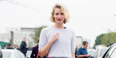 <p>This could be one of our favourite street style looks from Paris fashion week - loving the fifties-inspired vibe of this outfit. Pairing a cropped Topshop jumper a la Grease with a volumnous mid-length skirt by Tom Maticevski and that pop of colour with a bright red bag - magnifique. </p>
<p><a href="http://www.cosmopolitan.co.uk/fashion/shopping/cosmopolitan.co.uk/fashion/shopping/milan-fashion-week-street-style" target="_blank">Milan Fashion Week street style</a></p>
<p><a href="http://www.cosmopolitan.co.uk/fashion/shopping/cool-street-style-at-london-fashion-week" target="_blank">London Fashion Week street style</a></p>
<p><a href="http://www.cosmopolitan.co.uk/fashion/winter-fashion-trends-2013/" target="_blank">See the latest winter fashion trends</a></p>