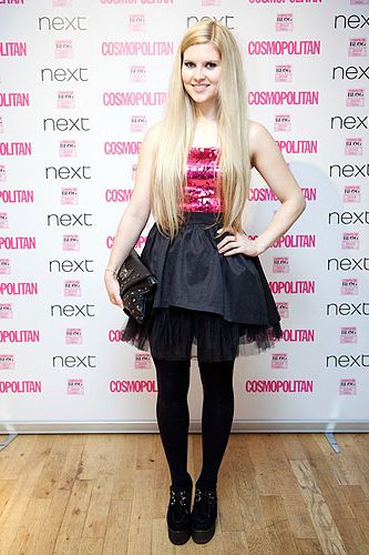 <p><a href="http://www.youtube.com/user/punkchyaz" target="_blank">Chyaz</a> looks hot in a Betsey Johnson dress teamed with <a href="http://www.cosmopolitan.co.uk/fashion/shopping/sneak-peek-primark-aw13-collection?click=main_sr" target="_blank">Primark</a> heels. With the party season on the way, this sparkly dress is the perfect piece to wear to our office bash.</p>