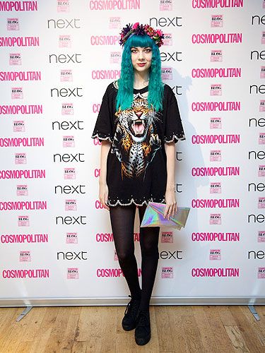 <p><a href="http://thelondonlipgloss.blogspot.com" target="_blank">Zoe</a> is never afraid to take risks with fashion and not only are we seriously loving her blue hair, but we adore her Avion en Papler dress, <a href="http://www.cosmopolitan.co.uk/fashion/shopping/kelly-brook-new-look-aw13?click=main_sr" target="_blank">New Look</a> heels and floral crown by Rock n Rose.</p>
<p> </p>
<p> </p>
<p><a href="http://www.cosmopolitan.co.uk/blogs/cosmo-blog-awards-2013/cosmo-blog-awards-2013-winners" target="_blank">COSMO BLOG AWARDS 2013: WINNERS AND HIGHLY COMMENDED</a></p>