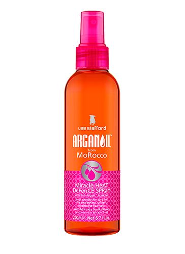 <p>This product is great because you get a huge amount with each pump meaning you hardly have to use more than a few sprays each time. The argan oil smells lovely and leaves your straightened locks feeling light and soft. Plus the use of Moringa Seed Extract helps to keep your hair clean as it encourages a natural shine so your hair truly glows.</p>
<p>Score: 10/10</p>
<p>Lee Stafford Argan Oil Heat Defence Spray, £12.99, <a href="http://www.boots.com/en/Lee-Stafford-Argan-Oil-Heat-Defence-Spray-200ml_1222186/" target="_blank">boots.com</a></p>