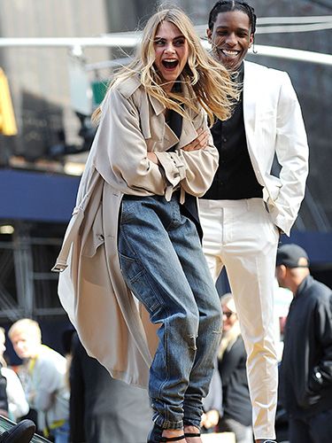 <p>Shooting a new campaign for DKNY in New York's Times Square, Cara Delevingne ended up on top of a yellow taxi with A$AP Rocky.<br /><br />Naturally.</p>
<p><a href="http://www.cosmopolitan.co.uk/beauty-hair/news/hairstyles/cara-delevingne-40s-hair-brazil?click=main_sr" target="_blank">CARA DELEVINGNE MAKES WAVES WITH 40s HAIR</a></p>
<p><a href="http://www.cosmopolitan.co.uk/fashion/news/cara-delevingne-gorilla-trainers-brazil?click=main_sr" target="_blank">CARA DELEVINGNE'S CRAZY GORILLA TRAINERS</a></p>
<p><a href="http://www.cosmopolitan.co.uk/celebs/entertainment/cara-delevingne-amanda-knox-film?click=main_sr" target="_blank">CARA DELEVINGNE SIGNS UP TO STAR IN NEW AMANDA KNOX FILM</a></p>