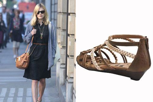 Considering Fearne has such an incredible sense of style, it's a shame she spends so much time on the radio! Still, we can always catch a sneaky peak of the Radio 1 DJ's wardrobe as she leaves the studios. Fearne was snapped in a pair of summery gladiator sandals from her own collection, available for <p>£32, from <a href="http://www.very.co.uk/fearne-cotton-horizon-low-wedge-sandals/881149391.prd?browseToken=/b/1665,4294954879/s/bestsellers,0&cmsPage=fearnecottonGallery&trail=4294954879-1665
"target="_blank"> very.co.uk </a></p>