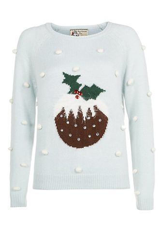 <p>We appreciate any item of clothing with fluffy baubles attached.</p>
<p>Christmas jumper, £24.99, <a href="http://www.newlook.com/shop/womens/knitwear/pale-blue-polka-dot-pudding-christmas-jumper_289534545" target="_blank">New Look</a></p>
<p><a href="http://www.cosmopolitan.co.uk/fashion/shopping/christmas-jumpers-2013-primark-womens" target="_blank">PRIMARK'S CHRISTMAS JUMPERS ARE OUT</a></p>
<p><a href="http://www.cosmopolitan.co.uk/fashion/shopping/halloween-outfits" target="_blank">EFFORTLESS HALLOWEEN OUTFITS FROM THE HIGH STREET</a></p>
<p><a href="http://www.cosmopolitan.co.uk/fashion/shopping/celebrity-winter-coat-inspiration" target="_blank">CELEBRITY WINTER COAT INSPIRATION</a></p>