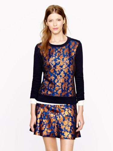 <p>With its first store opening in London next month, there's no escaping J Crew's chic and elegant knitwear and office-appropriate sartiorially-savvy workwear. Splash out on this floral sweatshirt by the Obama's favourite high street brand. Dress it down with jeans, or dress it up with a pencil skirt and heels - it may be pricey, but it sure is versatile.</p>
<p>Floral sweatshirt, £118, <a href="http://www.jcrew.com/womens_feature/NewArrivals/shirtstops/PRDOVR~04966/04966.jsp" target="_blank">J Crew</a></p>
<p><a href="http://www.cosmopolitan.co.uk/fashion/shopping/ten-winter-boots-under-fifty-pounds" target="_blank">TOP TEN WINTER BOOTS FOR UNDER £50</a></p>
<p><a href="http://www.cosmopolitan.co.uk/fashion/shopping/halloween-outfits" target="_blank">EFFORTLESS HALLOWEEN OUTFITS FROM THE HIGH STREET</a></p>
<p><a href="http://www.cosmopolitan.co.uk/fashion/shopping/celebrity-winter-coat-inspiration" target="_blank">CELEBRITY WINTER COAT INSPIRATION</a></p>
<p> </p>