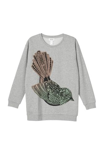 <p>Being comfortable has never been more chic - this peacock printed sweatshirt from Swedish brand Monki is perfect for lazy weekends in the country or popping on under a winter coat for lunch with the girls. Comfortable, practical, fashionable - the three wants in fashion!</p>
<p>Peacock sweat, £25, <a href="http://www.monki.com/Shop/New_Arrivals#dialog-1" target="_blank">Monki</a></p>
<p><a href="http://www.cosmopolitan.co.uk/fashion/shopping/ten-winter-boots-under-fifty-pounds" target="_blank">TOP TEN WINTER BOOTS FOR UNDER £50</a></p>
<p><a href="http://www.cosmopolitan.co.uk/fashion/shopping/halloween-outfits" target="_blank">EFFORTLESS HALLOWEEN OUTFITS FROM THE HIGH STREET</a></p>
<p><a href="http://www.cosmopolitan.co.uk/fashion/shopping/celebrity-winter-coat-inspiration" target="_blank">CELEBRITY WINTER COAT INSPIRATION</a></p>
<p> </p>