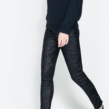 <p>We are a little bit in love with these faux leather trousers, featuring a brocade leather pattern at the front, and cotton legging material at the back for extra comfort. Flat black boots and a chunky knit is all you need to complete the outfit.</p>
<p>Faux leather trousers, £39.99, <a href="http://www.zara.com/uk/en/new-this-week/woman/faux-leather-trousers-c287002p1464517.html" target="_blank">Zara</a></p>
<p><a href="http://www.cosmopolitan.co.uk/fashion/shopping/ten-winter-boots-under-fifty-pounds" target="_blank">TOP TEN WINTER BOOTS FOR UNDER £50</a></p>
<p><a href="http://www.cosmopolitan.co.uk/fashion/shopping/halloween-outfits" target="_blank">EFFORTLESS HALLOWEEN OUTFITS FROM THE HIGH STREET</a></p>
<p><a href="http://www.cosmopolitan.co.uk/fashion/shopping/celebrity-winter-coat-inspiration" target="_blank">CELEBRITY WINTER COAT INSPIRATION</a></p>
<p> </p>