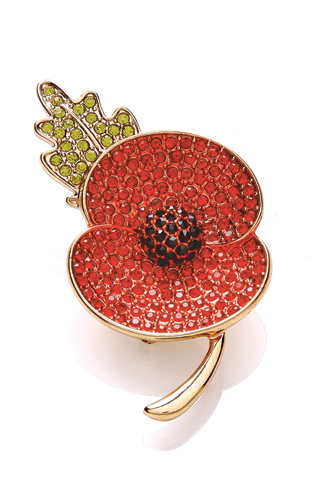 <p>We love the red crystal Buckley London poppy, as seen on HRH the Duchess of Cambridge on Remembrance Sunday last year?</p>
<p>Red crystal brooch, £25, <a href="http://www.buckleylondon.com">www.buckleylondon.com</a></p>
<p><a href="http://www.cosmopolitan.co.uk/fashion/shopping/investment-winter-coats" target="_blank">10 WINTER COATS WORTH INVESTING IN</a></p>
<p><a href="http://www.cosmopolitan.co.uk/fashion/shopping/what-to-wear-this-week-28-october-2013" target="_blank">WHAT TO WEAR THIS WEEK</a></p>
<p><a href="http://www.cosmopolitan.co.uk/fashion/celebrity/" target="_blank">SEE THE LATEST CELEBRITY TRENDS</a></p>