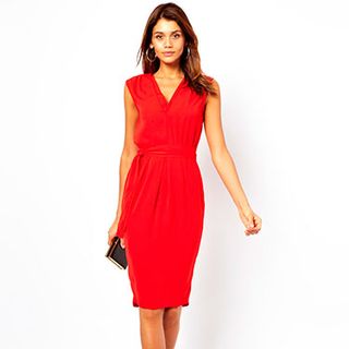 What to wear to an office party :: 10 of the best red dresses