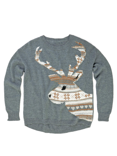 <p>If you won't give up your trusty grey marl jumper, even for Christmas, try this cute nod to Christmas, courtesy of Next.</p>
<p>Fair Isle reindeer print sweater, £35, <a href="http://www.next.co.uk/g5934s3" target="_blank">next.co.uk</a></p>
<p><a href="http://www.cosmopolitan.co.uk/fashion/shopping/christmas-jumpers-2013-primark-womens" target="_blank">PRIMARK'S CHRISTMAS JUMPERS ARE HERE!</a></p>
<p><a href="http://www.cosmopolitan.co.uk/fashion/shopping/fluffy-jumpers-winter-fashion-trend" target="_blank">FIVE OF THE BEST FLUFFY JUMPERS</a></p>
<p><a href="http://www.cosmopolitan.co.uk/fashion/shopping/investment-winter-coats" target="_blank">10 WINTER COATS WORTH INVESTING IN</a></p>