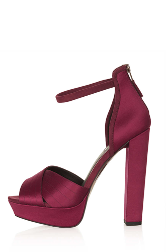 <p>These are proper party shoes - and will see you through festive season and beyond.</p>
<p>Satin strap sandals, £58, <a href="http://www.topshop.com/en/tsuk/product/shoes-430/heels-458/lola-satin-strap-sandals-2385106?bi=1&ps=20" target="_blank">topshop.com</a></p>
<p><a href="http://www.cosmopolitan.co.uk/fashion/shopping/womens-clothing-under-ten-pounds" target="_blank">Shop daily fashion finds for £10 or less</a></p>
<p><a href="http://www.cosmopolitan.co.uk/fashion/shopping/investment-winter-coats" target="_blank">10 winter coats worth investing in</a></p>
<p><a href="http://www.cosmopolitan.co.uk/fashion/winter-fashion-trends-2013/" target="_blank">See the latest winter fashion trends 2013</a></p>