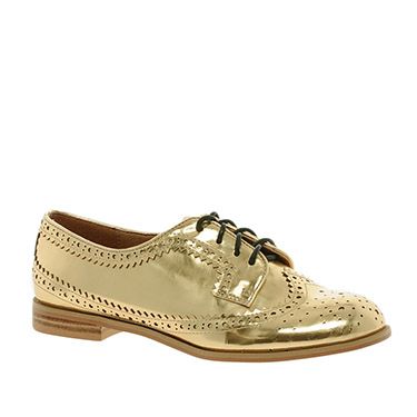 <p>We're rather partial to a brogue, and while definitely not for wallflowers, these golden lace-ups are certainly festive. </p>
<p>Murphy brogues, £45, <a href="http://www.asos.com/ASOS/ASOS-MURPHY-Brogues/Prod/pgeproduct.aspx?iid=3177268&cid=6459&sh=0&pge=0&pgesize=204&sort=-1&clr=Gold" target="_blank">asos.com</a></p>
<p><a href="http://www.cosmopolitan.co.uk/fashion/shopping/christmas-party-high-heel-shoes" target="_blank">THE BEST CHRISTMAS PARTY HEELS</a></p>
<p><a href="http://www.cosmopolitan.co.uk/fashion/shopping/christmas-party-accessories-jewellery-bags" target="_blank">AMAZING PARTY ACCESSORIES</a></p>
<p><a href="http://www.cosmopolitan.co.uk/fashion/shopping/cheap-christmas-party-dresses" target="_blank">BARGAIN DRESSES FOR THE FESTIVE SEASON</a></p>