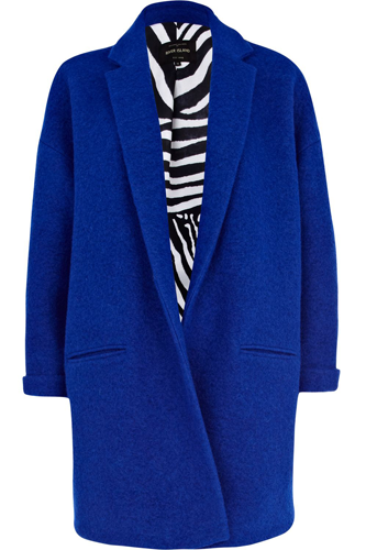 <p>Do it like a dude this season - on the outerwear front, anyway. We love this bright blue mannish overcoat, set to keep you snug and stylish.</p>
<p>Oversized coat, £80, <a href="http://www.riverisland.com/women/coats--jackets/coats/Blue-oversized-coat-645249" target="_blank">riverisland.com</a></p>
<p><a href="http://www.cosmopolitan.co.uk/fashion/shopping/womens-clothing-under-ten-pounds" target="_blank">Shop daily fashion finds for £10 or less</a></p>
<p><a href="http://www.cosmopolitan.co.uk/fashion/shopping/thigh-high-boots" target="_blank">Shop the thigh-high boot trend</a></p>
<p><a href="http://www.cosmopolitan.co.uk/fashion/news/" target="_blank">Get the latest fashion news</a></p>