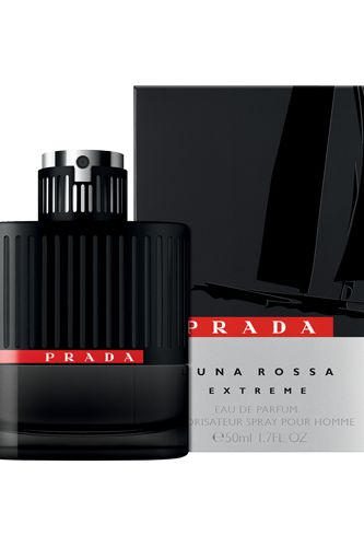 <p>"Prada Luna Rossa Extreme skillfully combines distinctive ingredients to create a powerful and perfectly balanced ensemble. Within the fragrance a spicy freshness fuses with a dark, sensual amber heart to reveal a tenacious lavender signature."</p>
<p><strong>What words spring to mind when you smell this?</strong> Sweet, heady, intense, smells of plasticine (weirdly in a good way!) Very original. Masculine. Relaxing not party scent.</p>
<p><strong>How much would you assume it costs?</strong> £60</p>
<p><strong>If this scent was a celeb, who would it be?</strong> Josh Brolin.</p>
<p><strong>Would you love this as a Christmas gift?</strong> Like not love.</p>
<p><strong>Prada Luna Rossa Extreme, from £50 <a href="http://www.theperfumeshop.com" target="_blank">theperfumeshop.com</a></strong></p>