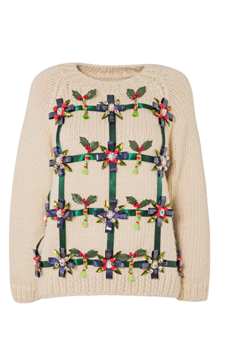 <p>Mary Katranzou has decked her jumper with boughs of holly.</p>
<p><em class="i">Find out how to bid on this designer Christmas jumper (lowest unique bid wins!) at</em> <em><a href="http://www.christmasjumperday.org/designerchristmasjumpers" target="_blank">christmasjumperday.org/designerchristmasjumpers</a>.</em></p>
<p><a href="http://www.cosmopolitan.co.uk/fashion/shopping/christmas-jumpers-2013-primark-womens" target="_blank">PRIMARK'S CHRISTMAS JUMPERS ARE AMAZING<em></em></a></p>
<p><a href="http://www.cosmopolitan.co.uk/fashion/shopping/womens-christmas-fair-isle-jumpers-2013" target="_blank">FAIR ISLE FASHION: NIFTY KNITS TO KEEP YOU COSY</a></p>
<p><a href="http://www.cosmopolitan.co.uk/fashion/news/" target="_blank">GET THE LATEST FASHION AND STYLE NEWS</a><em><br /></em></p>