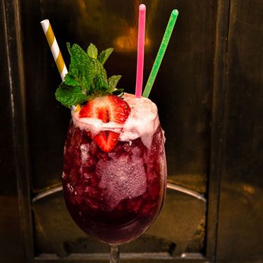 <p>This magnificent cocktail was created by mixologist Ali Reynolds from <a href="http://thehawksmoor.com/locations/spitalfields" target="_blank">Hawksmoor Spitalfields</a>, especially for next week's <a href="http://www.cocktailsinthecity.co.uk/london.html" target="_blank">Cocktails in the City</a> event taking place in London. Try and mix it up yourself at home with the below recipe...<br /><br /><strong>Ingredients:</strong><br />30ml Appleton 8yr old<br />60ml pomegranate juice<br />20ml lemon juice<br />10ml passionfruit syrup<br />30ml Martell cognac<br />30ml red wine<br /><br /><strong>Method:</strong><br />Shake all ingredients and then double strain onto crushed ice in a wine glass. Garnish with glowsticks and brightly coloured straws,<br /><br />For more of the above, you can head down to the Cocktails in the City event on September 26th 2013. Get all the info and <a href="http://cocktailsinthecitylondon.eventbrite.co.uk/" target="_blank">tickets here</a> or check their <a href="http://www.cocktailsinthecity.co.uk/" target="_blank">website</a> to see when the cocktails are coming to a town near you.</p>