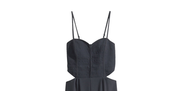 <p>If you fear a black jumpsuit might be too formal, this H&M style has sexy cut-outs to rev things up a notch. Sky-scraper heels and a swipe of red lippy are all you need to add.</p>
<p>Cut-out jumpsuit, £29.99, <a href="http://www.hm.com/gb/product/21227?article=21227-B" target="_blank">hm.com</a></p>
<p><a href="http://www.cosmopolitan.co.uk/fashion/shopping/cheap-christmas-party-dresses" target="_blank">SHOP PARTY DRESSES FOR £25 OR LESS</a></p>
<p><a href="http://www.cosmopolitan.co.uk/fashion/shopping/christmas-party-best-flat-shoes" target="_blank">12 FABULOUS FLATS TO DANCE ALL NIGHT IN</a></p>
<p><a href="http://www.cosmopolitan.co.uk/fashion/celebrity/" target="_blank">GET CELEBRITY STYLE INSPIRATION</a></p>