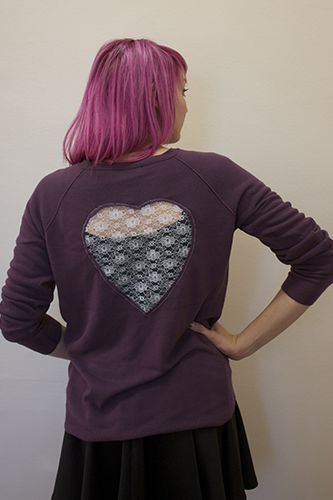 <p>You don't always have to wear your heart on your sleeve; with this guide you can stitch it on the back of an old jumper.</p>
<p><strong>You Will Need:</strong> Jumper, One sizeable Quarter (1/4yd) of Lace, Fabric Large Piece of Paper or Pattern Paper, Pencil, Paper, Scissors, Tailor's Chalk, Fabric Scissors, Pins, Sewing Machine</p>
<p>1. Fold the paper in half, and draw half of a heart along the fold. This heart can be as large as you like. Cut out the heart, then you have your template.</p>
<p>2. Place the heart template onto the back of the jumper to settle on where you'd like the heart cut-out to be, and pin into place.</p>
<p>3. Draw around the template with chalk.</p>
<p>4. Cut out the inside of the heart.</p>
<p>5. Fold the paper template in half, and pin this to the lace fabric on the fold, lining up the edges.</p>
<p>6. Cut out a heart shape in the lace fabric, ensuring you add a 1.5cm seam allowance around the template</p>
<p>7. Turn the jumper inside out, lay the lace over the cut-out and pin into place.</p>
<p>8. Use a small zigzag stitch on your sewing machine to sew the lace heart to the jumper.</p>
<p><a href="http://www.cosmopolitan.co.uk/fashion/shopping/christmas-jumpers?click=main_sr" target="_blank">NEW LOOK'S CHRISTMAS JUMPERS ARE IN</a></p>
<p><a href="http://www.cosmopolitan.co.uk/fashion/news/fearne-cotton-picture-perfect-autumn-jumper?click=main_sr" target="_blank">FEARNE COTTON ROCKS OVERSIZED JUMPER</a></p>
<p><a href="http://www.cosmopolitan.co.uk/blogs/cosmo-blog-awards-2013/best-craft-blog-2013-blogger-hot-topics?click=main_sr" target="_blank">BEST CRAFT BLOG HOT TOPICS</a></p>